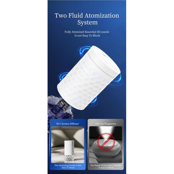 100 M³ Two-fluid Atomization Aroma Diffuser Machine side view