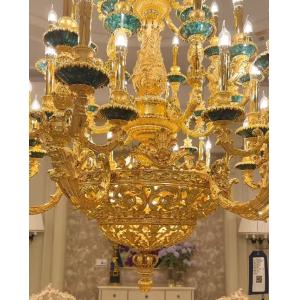 OEM ODM Metal Candle Chandelier Customized Gold Candelabra Chandelier