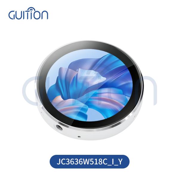 Quality JC3636W518C_I_Y Silvery White ESP32 Display System The Ultimate Choice for and Vibrant RGB 65K  color lcd display module for sale