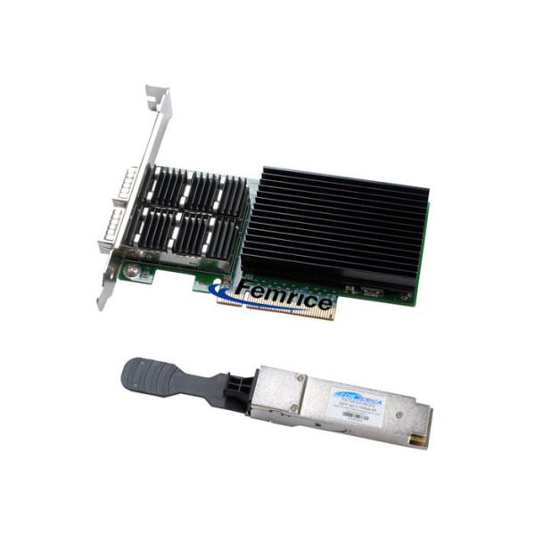 Quality Femrice 40Gbps Dual Port Gigabit Ethernet PCIe x8 Server Adapter Intel X710 Gigabit Controller Network Interface Card for sale