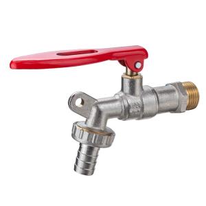 Buy cheap IRON Handle Low Lead Brass Bathroom Water Garden Tap Bibcock Valve With Lock from wholesalers