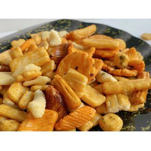 Crispy Japanese Wasabi Crackers Assorted Biscuits Japanese Baked Rice Crackers