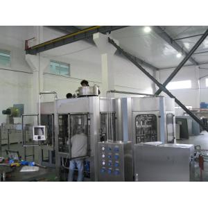 PET Bottle Automatic Rinsing Filling And Capping Machine , Carbonated Filling
