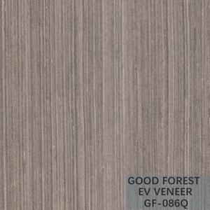 Fancy Recomposed Oak Wood Veneer Silver Pear Vertical Grain Customized