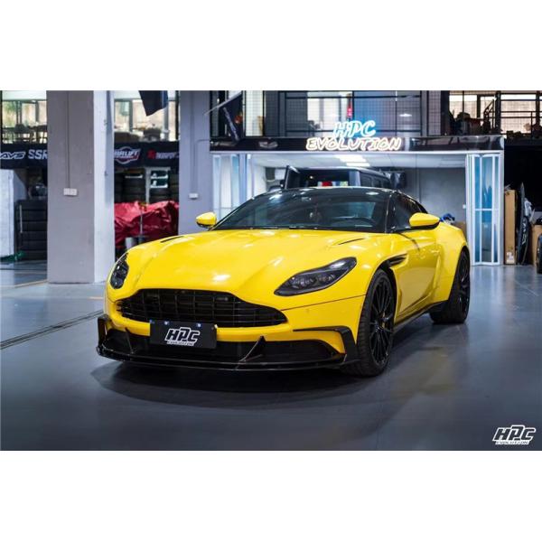 For Aston Martin DB11 Carbon Fibre Body Kit DB11 Upgraded PK Style Carbon Fiber Front Lip Diffuser Spoiler Hood