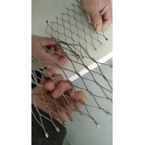 Aisi304 316 Stair Architecture Stainless Steel Rope Wire Mesh For Balcony
