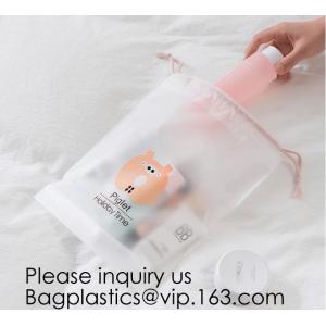 Compostable Biodegradable Matte Gift Drawstring Reusable Eco-Friendly Waterproof