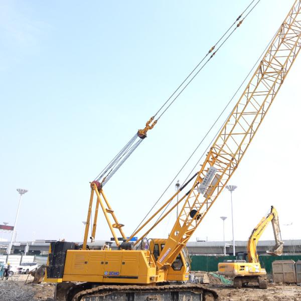 Second Hand Xcmg Crawler Crane 55 Ton For Rescue And Emergency