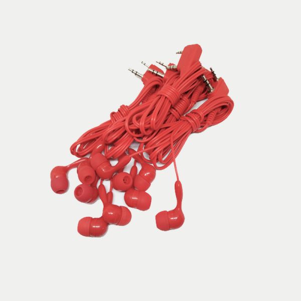 Ear Clip Phones for Buses and Airlines at No Control Button Other Vocalism