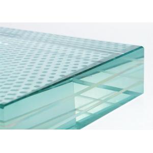 Non-Slip Decorative Acid Etch Laminated Glass Floor Staircase with Privacy