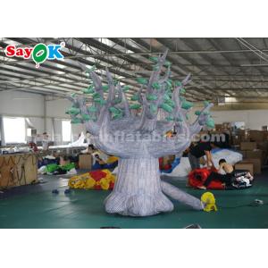 3 Meter 210D Oxford Cloth Giant Inflatable Tree For Advertisement
