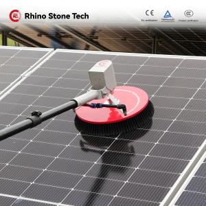 20m Pipe Rotating Solar Panel Cleaning Brush OEM Single Disc PV Clean Machine