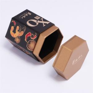China Tea Gift Box Customization Exquisite Gift Box Heaven and Earth Cover Fine Hexagonal Seasoning Box Customization on sale