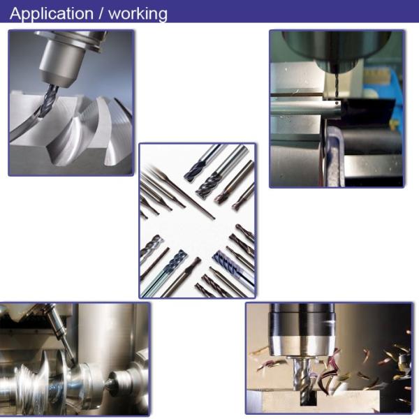 cnc milling machines tools used solid carbide end mill cutter