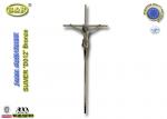 Size 45*18cm Ref No D012 antique bronze color catholic cross and crucifix coffin