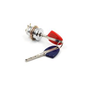 Power Round Safe Cam Lock Anti Theft With Two Brass Keys Plastic Handle