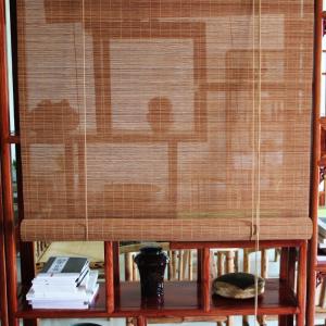 1m Length 2m Height Handmade Bamboo Roller Curtain Protecting Privacy Home