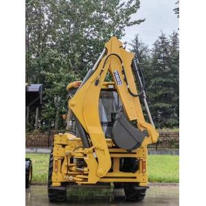 388H 4 Wheels Steering 2.5 Ton Backhoe Loader with 6 in 1 Bucket
