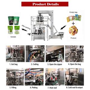 Counting Zip Lock Pouch Packing Machine For Laundry Pods