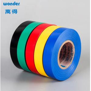 Shiny PVC Self Adhesive Tape , Eco Friendly Flame Retardant Insulation Tape Blue