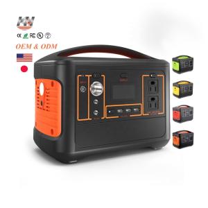 Rechargeable Portable Power Stations 600W LiFePO4 Type C With Light