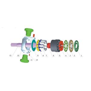 Buy cheap Hydraulic Piston Pump er SPK10/10(E200B) SPV10/10(MS180) from wholesalers