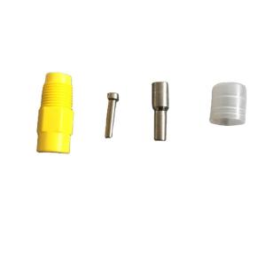 Yellow Automatic Poultry Nipple Drinker Chicken Drip Waterer