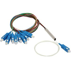 1X8 Blockless SC UPC/APC Planar Lightwave Circuit PLC Splitter with Equal Ratio
