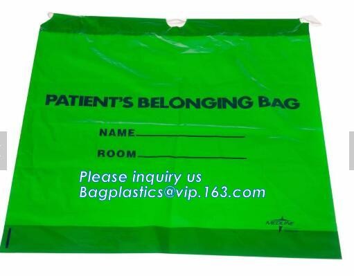 Biodegradable LDPE material hotel laundry garment poly bag on roll,Packaging