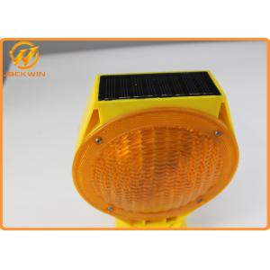 Waterproof 360 Degree Swivel Head Light Solar Flashing Warning Lights 0.4W