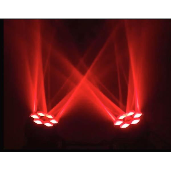 2015 new top selling stage disco dj lighting 6pcs mini led moving head beam eyes