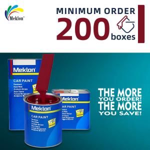 1K2K Car Paint With High Expressive Power And High Coverage Dark Red Car Paint