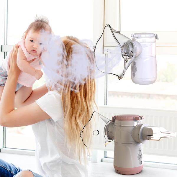 Pediatric Handheld Nebulizer with Medical Glass Removable Battery EU Safety