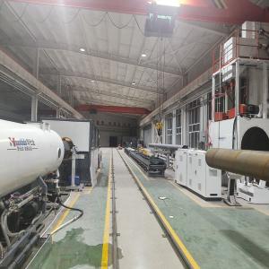 Custom PE Pre-Insulated Pipe Extrusion Line with Vacuum Calibration