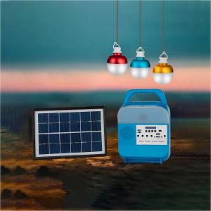 Solar Rechargeable Led Bulb Emergency Lamp Solar Power Panel With Bulb Solar