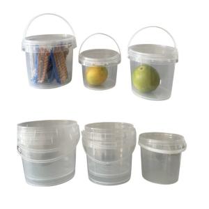 Custom Logo Printed Food Grade Plastic Bucket Silk Screen/Heat Transfer/IML