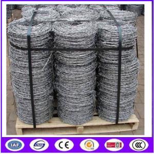 Wholesale strong barbed wire for playground/ sharp barbed wire for prison from china suppliers
