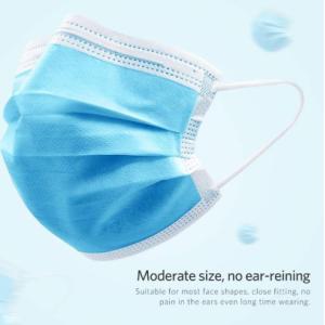 Earloop Disposable Dust Masks Non Toxic High Bacteria Filtration
