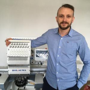 HOLiAUMA single head computer embroidery machine cheaper than tajima embroidery