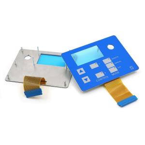Aluminum Backe Backpanel Membrane Switches With Screws And FPC Circuit Berg