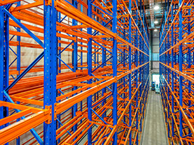 Automatic Electric Shuttle Racking System Steel Heavy Duty Storage Solution