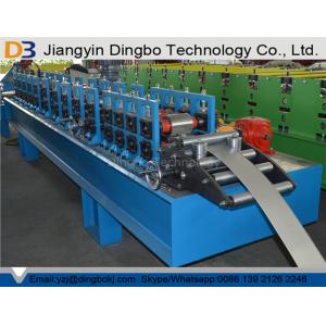 Blue Purlin Roll Forming Machine , U Channel Roll Forming Machine CE SGS ISO