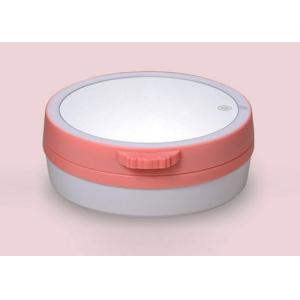 3X Magnification Travel Lighted Makeup Mirror With USB Rechargeable Touchscreen