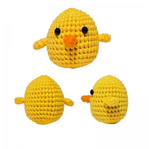 Wholesale Milk Cotton Cute Chick DIY Crochet Kit Crafts Knitting Tool Kit For Beginners from china suppliers