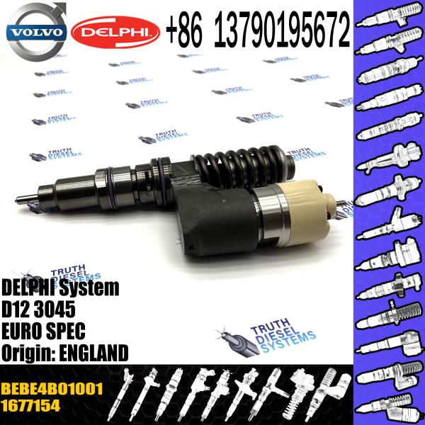 diesel fuel injector 1677154, BEBE4B01001 FOR VOL Trucks FH 12 D12A340, D12A420, FH12, Euro 2
