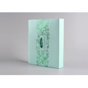 Cosmetic Custom Product Packaging Box , Custom Retail Boxes With Green Gold