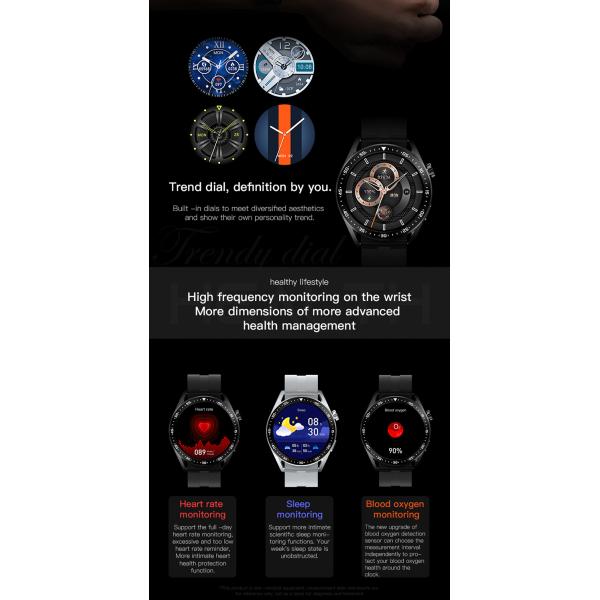 Pro Smart Watch Hombre Heart Rate Blood Pressure Health Monitoring NFC Pro Tracker Smartwatch for Women Men