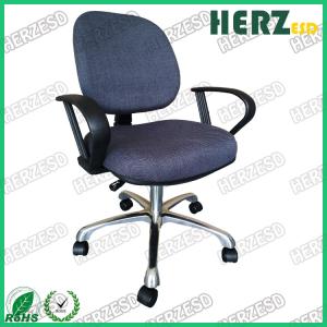 Lab Factory Office Adjustable Swivel Desk Chairs ESD Anti Static With Arm Rest