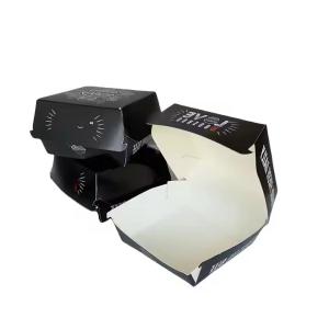 Custom Biodegradable Burger Boxes Eco-Friendly Takeaway Packaging with