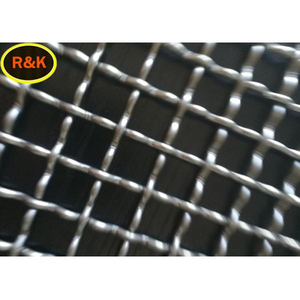 Durable Sand Sieve Crimped Wire Mesh Structure Firm For Mining Quarry